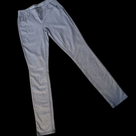 Silver skinny jeans size 3 - Picture 2 of 3